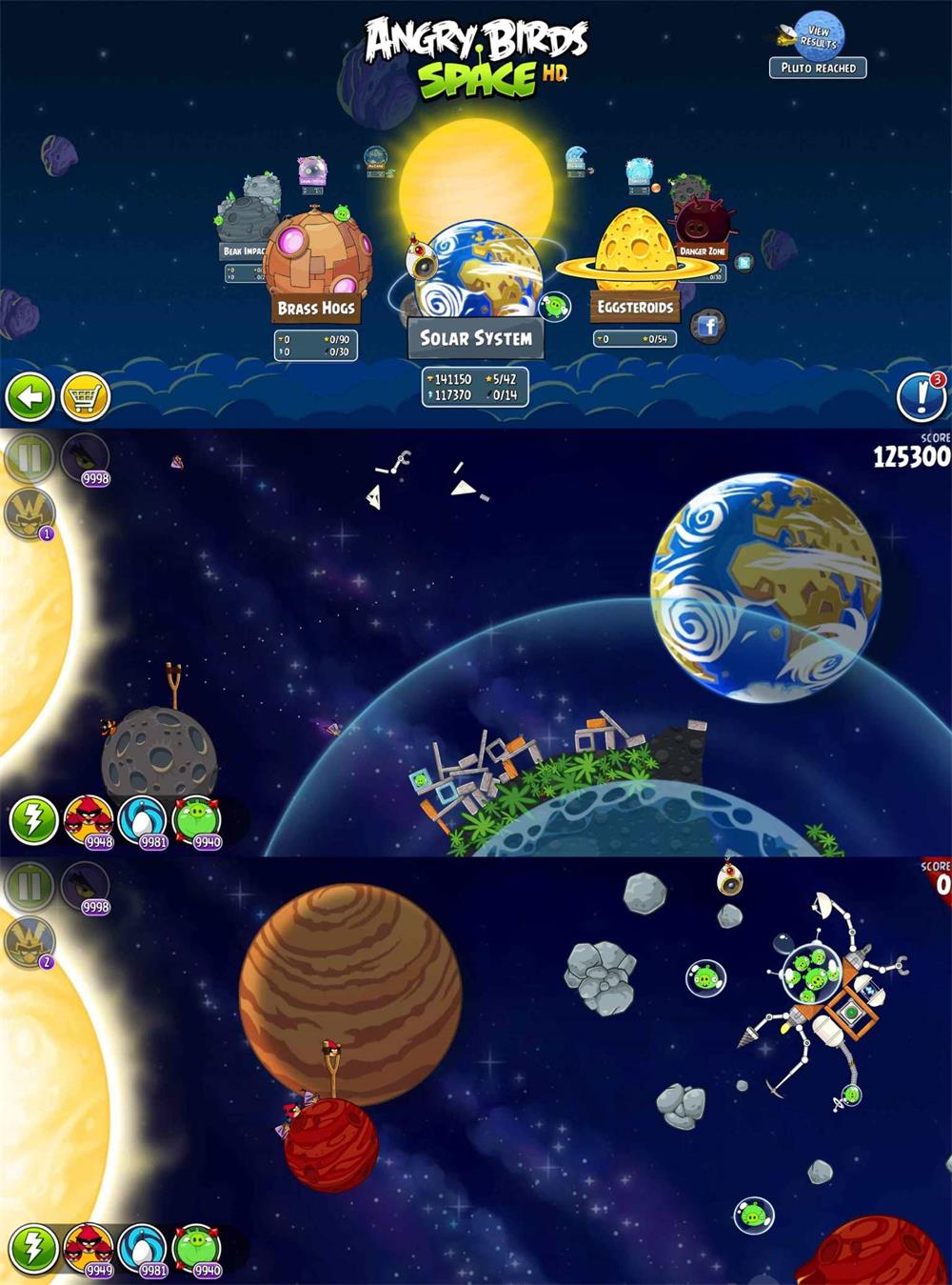 娱乐闯关游戏《愤怒的小鸟：太空》