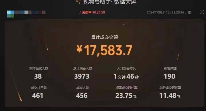 风口项目、视频号直播、免费带、 分成模式