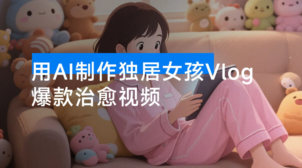 用 AI 制作独居女孩 Vlog,治愈感拉满,单个账号涨粉 71 万,一条广告报价 3 万