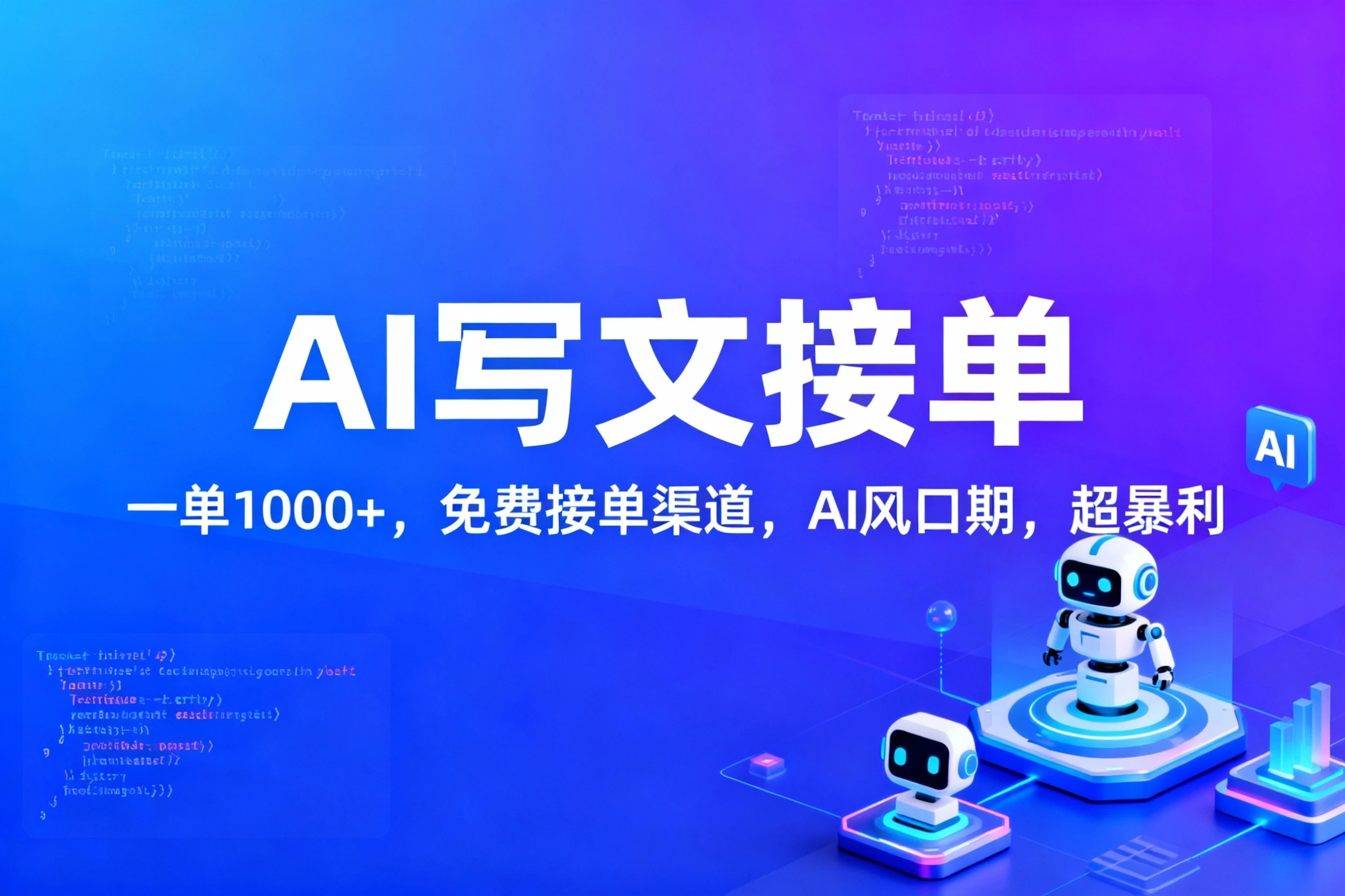 2026 用 AI 来写文章,AI 风口期,收益稳定
