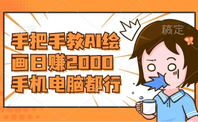 AI 绘画财神爷壁纸，详细解析教程，手机电脑都行，日赚 2000