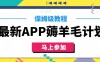 最新APP薅羊毛计划，500播放收益100元，一键原创，保姆级教程