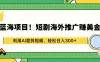 蓝海项目！短剧海外推广赚美金，利用AI混剪视频，轻松日入300+