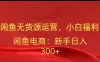 闲鱼无货源运营，小白福利，日入300+，轻松月入过万！