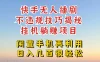 快手无人直播不违规技巧揭秘，真正躺赚的玩法，不封号不违规