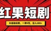 红果短剧半自动拉新，一单9元，日撸200+，可落地可放大