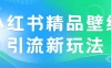 2024蓝海赛道，小红书精品壁纸引流新玩法，小白轻松日入300+