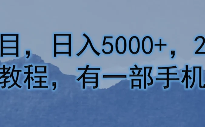 卖考研项目，日入5000+，2024年最新保姆级教程，有一部手机就能操作