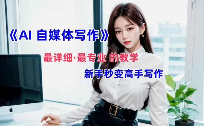 全网最全最细最专业的“AI自媒体写作”教学,新手小白秒变写作高手!