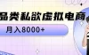 全品类私域虚拟电商 月入8000+保姆级教程