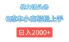 暴力撸头条，0成本小白轻松上手，日入2k