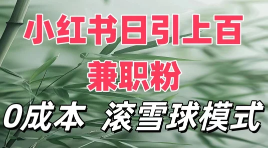 最新小红书引流自热，轻松日引上百精准宝妈创业粉，滚雪球模式，门槛低的新规则玩法