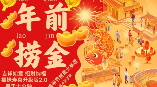 AI最新玩法春节视频号中老年赛道爆款，年前做起来单车变摩托，招财纳福吉祥如意最新玩法，每日轻松十分钟月赚米1W+抓紧冲！退休金主BABY最爱  
