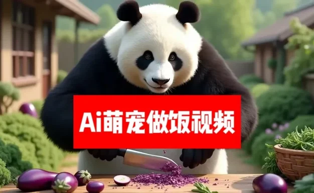 最新萌宠赛道,AI猫咪做饭视频,暴力变现日入500+,全流程拆解