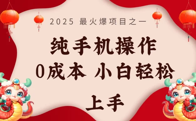 2025年超级大的风口,一整年都是风口,7天赚了1.8万