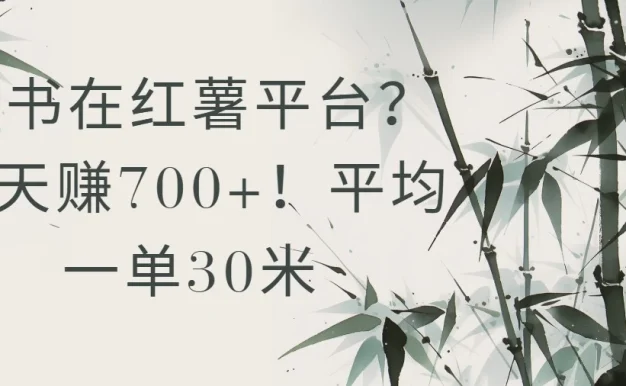 抄书在红薯平台?一天赚700+!平均一单30米