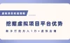 抓住虚拟项目各平台优势，新手轻松月入5万+（给出具体建议）