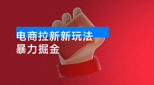 电商拉新新玩法,暴力掘金,第三方结算