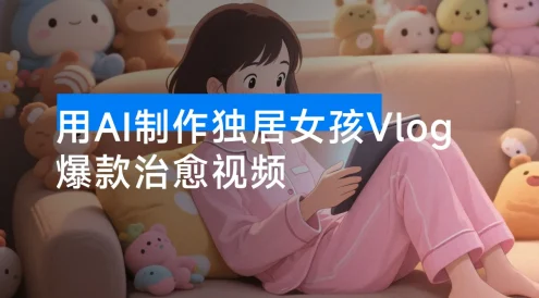 用 AI 制作独居女孩 Vlog，治愈感拉满，单个账号涨粉 71 万，一条广告报价 3 万
