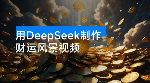 利用 DeepSeek 制作财运风景视频，引爆你的流量，单日变现 1000+