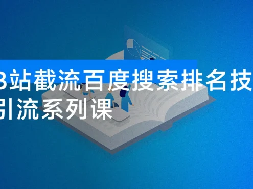 引流系列课：B站截流百度搜索排名技术