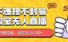 淘宝无人直播最新玩法，不违规不封号，长期稳定，新手照做当天就能开单！