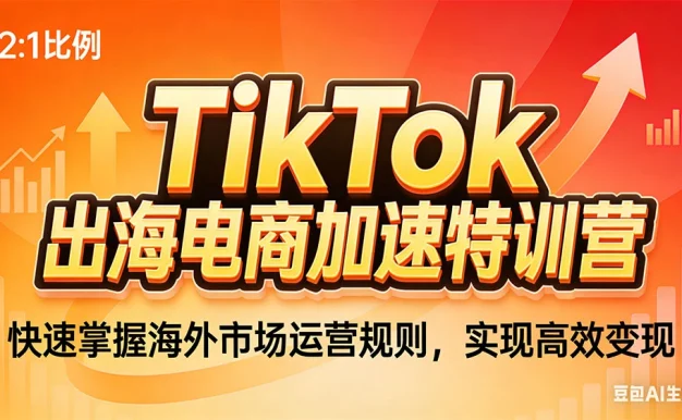 TikTok 出海电商加速特训营：快速掌握海外市场运营规则，实现高效变现