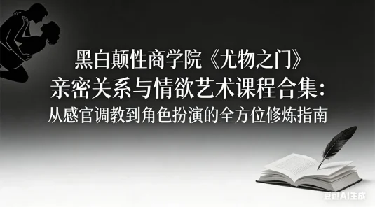黑白颠性商学院《尤物之门》亲密关系与情欲艺术课程合集：从感官调教到角色扮演的全方位修炼指南